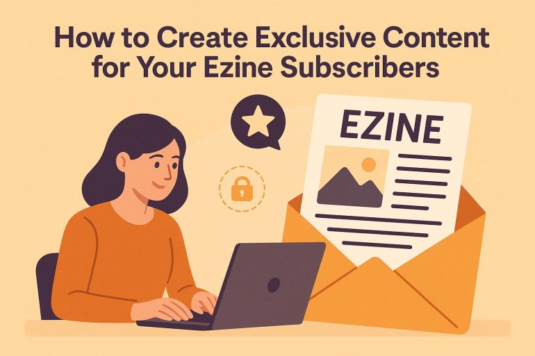 How to Create Exclusive Content for Your Ezine Subscribers