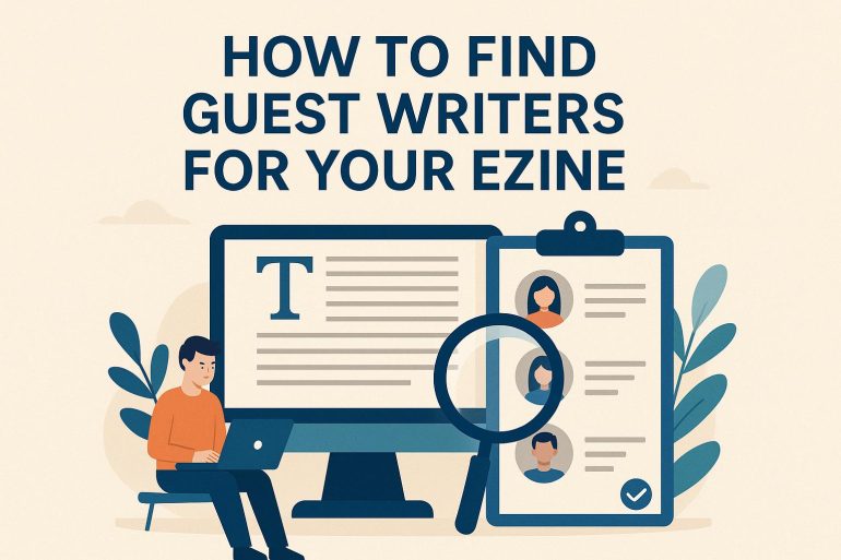 How to Find Guest Writers for Your Ezine