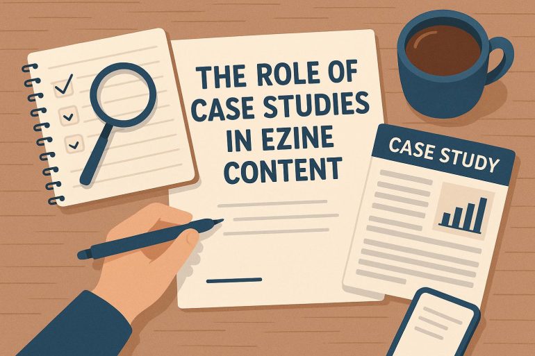 The Role of Case Studies in Ezine Content